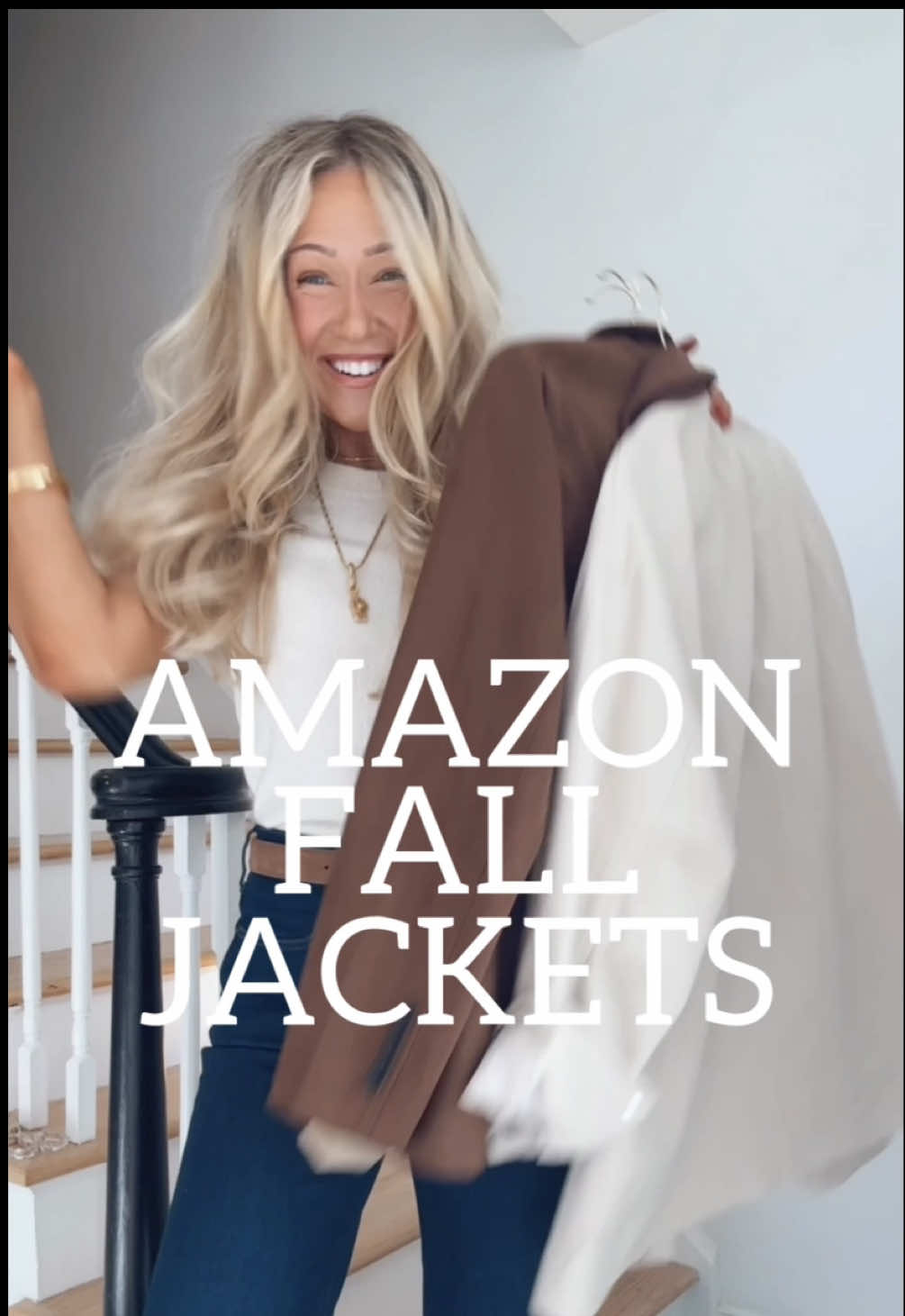Amazon fall jackets try on haul! 🍂🍁 Outfits linked in my bio and LTK for you! (Affiliate links used - I earn commission on purchases made through these links and my LTK)