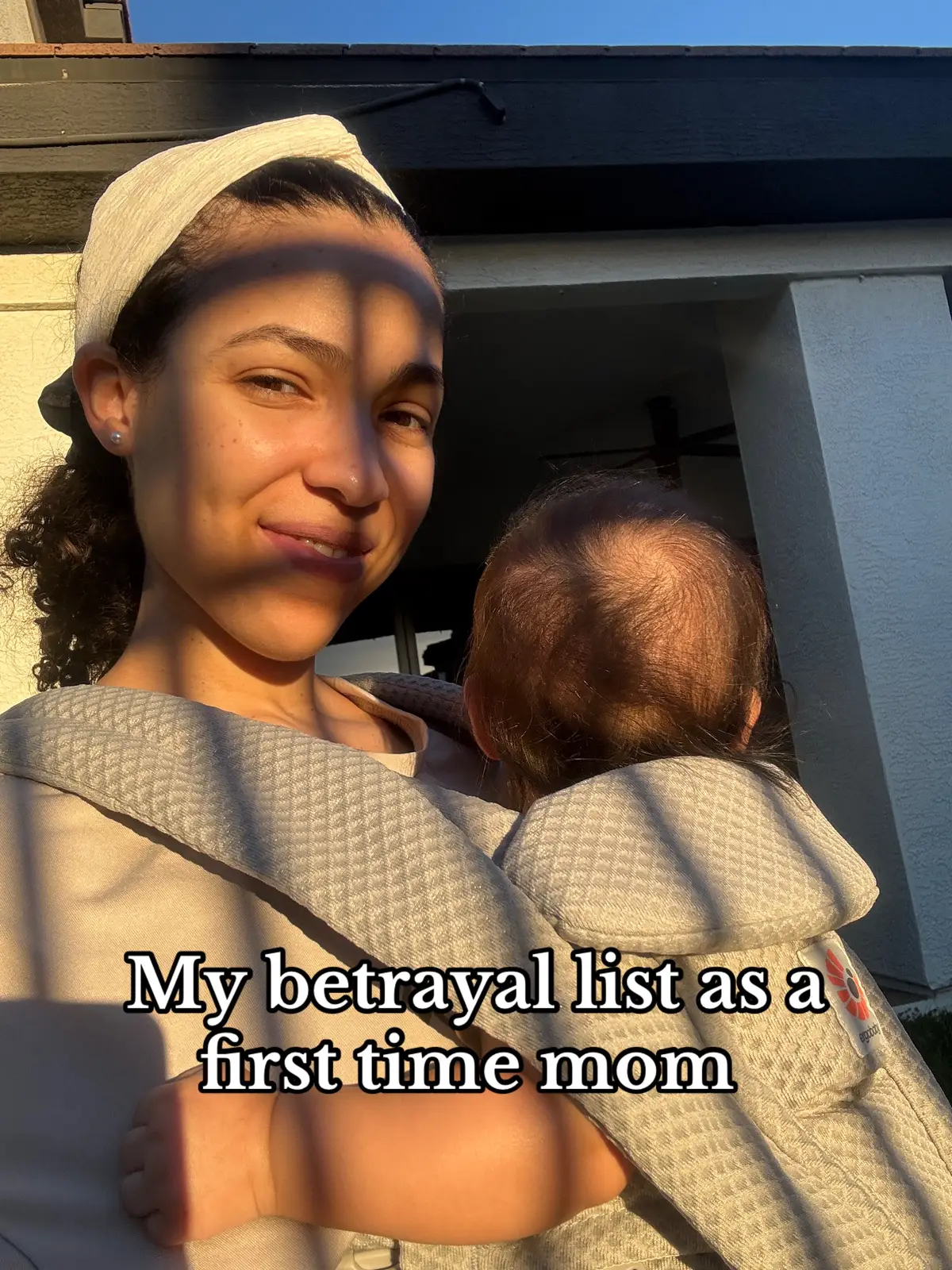 It hasn’t been easy at all, but every day it gets better, you work through it 💕 I know better days are coming! #postpartum  #firsttimemom #postpartumbody #breastfeeding 