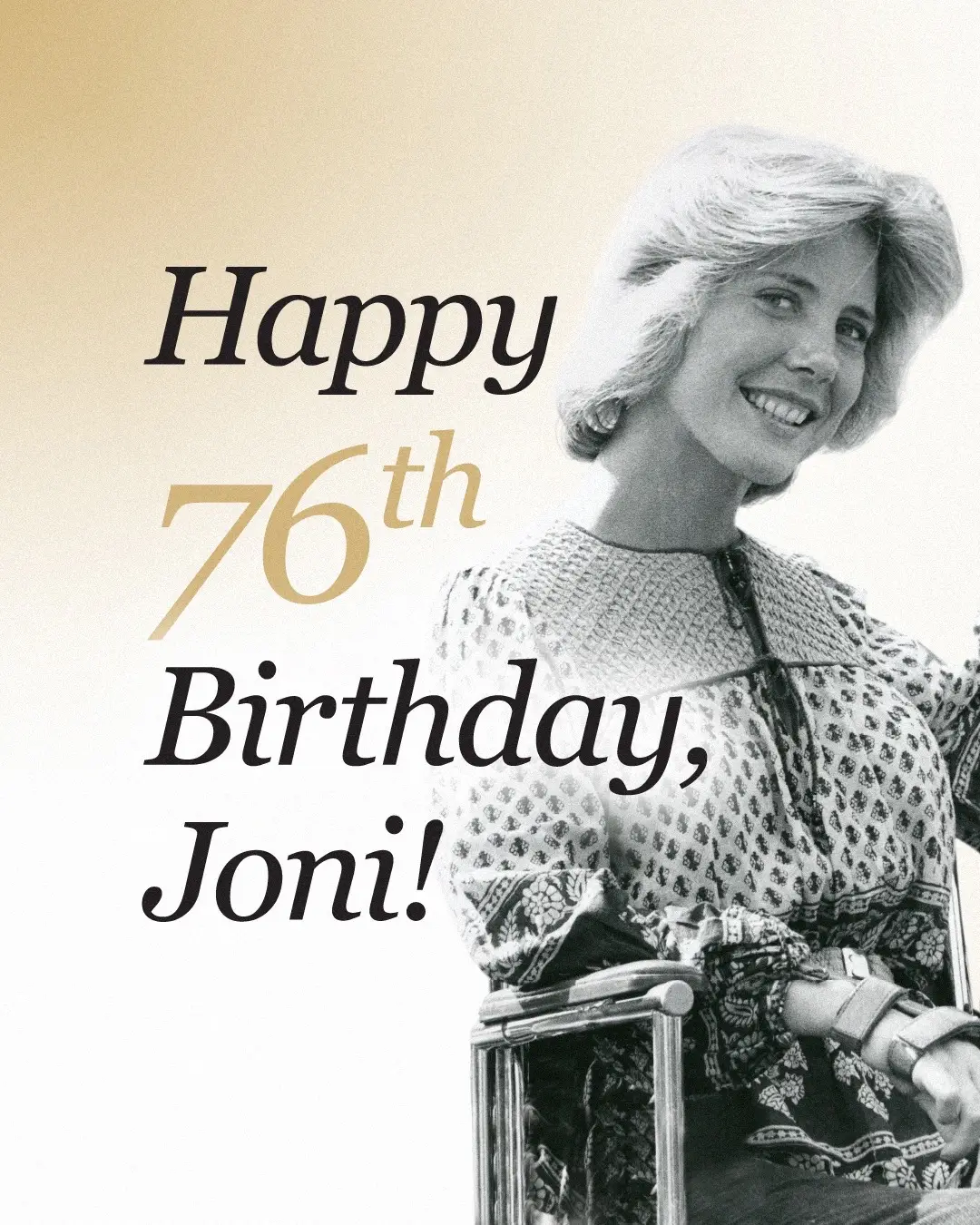 Joni Eareckson Tada's birthday is right around the corner on October 15th! Scroll for a glimpse of God's faithfulness in her life. 👉 🎉 Join us in celebrating Joni by contributing to her birthday fundraiser via the link in our bio! 🤍