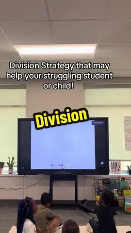 Division Strategy, box method! Great for students who are struggling with long division or who hasn’t mastered all of their facts! 