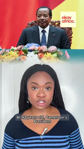🇨🇲 Paul Biya is currently the oldest President in the world at age 92, but he is not retiring any time soon!  Will he serve for an eighth term soon? Presidential elections take place on October 12, 2025. 🎤 @Yinka Owate👩🏽‍🦱🇳🇬🇬🇧  #paulbiya #cameroon #africanpolitics #presidentialelections #cameroonelections2025 