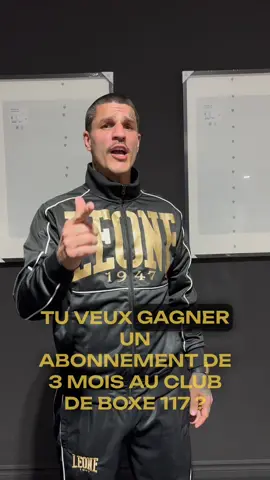 GAGNE UN ABONNEMENT DE 3 MOIS‼️ Et oui! Tu peux gagner un abonnement de 3 mois au Club de Boxe 117 👊 Tout ce que tu as à faire, c’est nommer 3 des 4 boxeurs qui se retrouveront dans les cadres des derniers mois! 💡 Petit indice: ce sont tous des boxeurs invaincus 🥇 👉 Écris en commentaire les 4 boxeurs que tu crois qui seront là 👉 Si tu en as 3 bons, tu te classes pour gagner ton abonnement! 👉 Partage, like et tag tes amis pour augmenter tes chances 💥 #box117 #concours #giveaway #boxinggym #boxinglife                  
