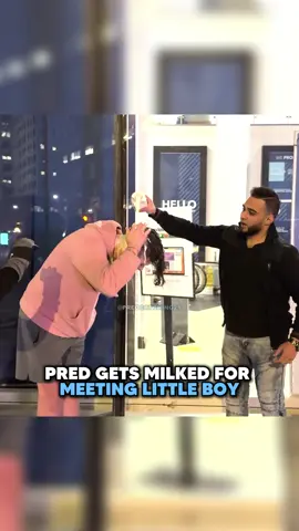 Bro got milked💀💀 #pred #caught #meeting #boy #fakescenario #acting 
