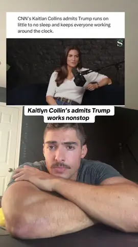 Kaitlyn Collin’s admits Trump never sleeps and is always working #fyp 