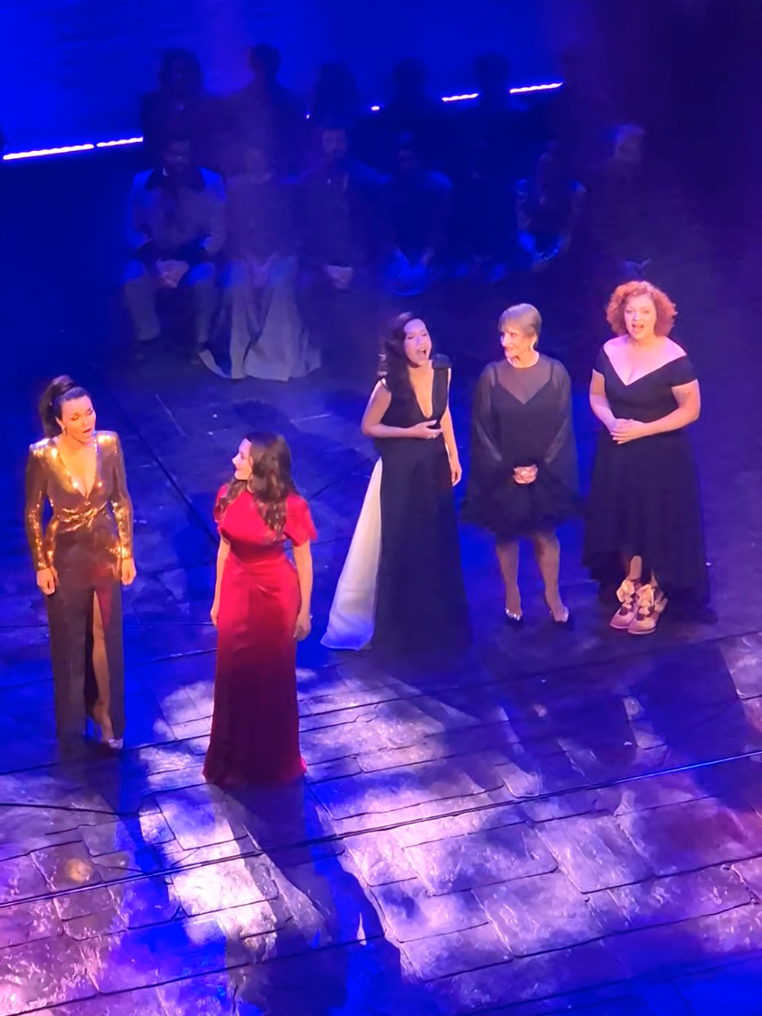 As part of tonight's 40th anniversary gala performance at #lesmiserables a host of former Fantines and Eponines including #pattilupone @Carrie Hope Fletcher and @Samantha Barks  united for a very special performance. #westend #curtaincall #theatretiktok