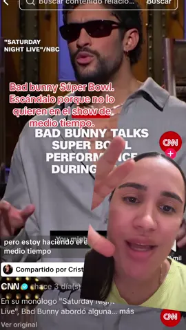 No quieren a bad bunny en el show de medio tiempo de Super Bowl.#badbunny #SuperBowl #badbunnypr #badbunnysuperbowl #escandalo @Bad Bunny 