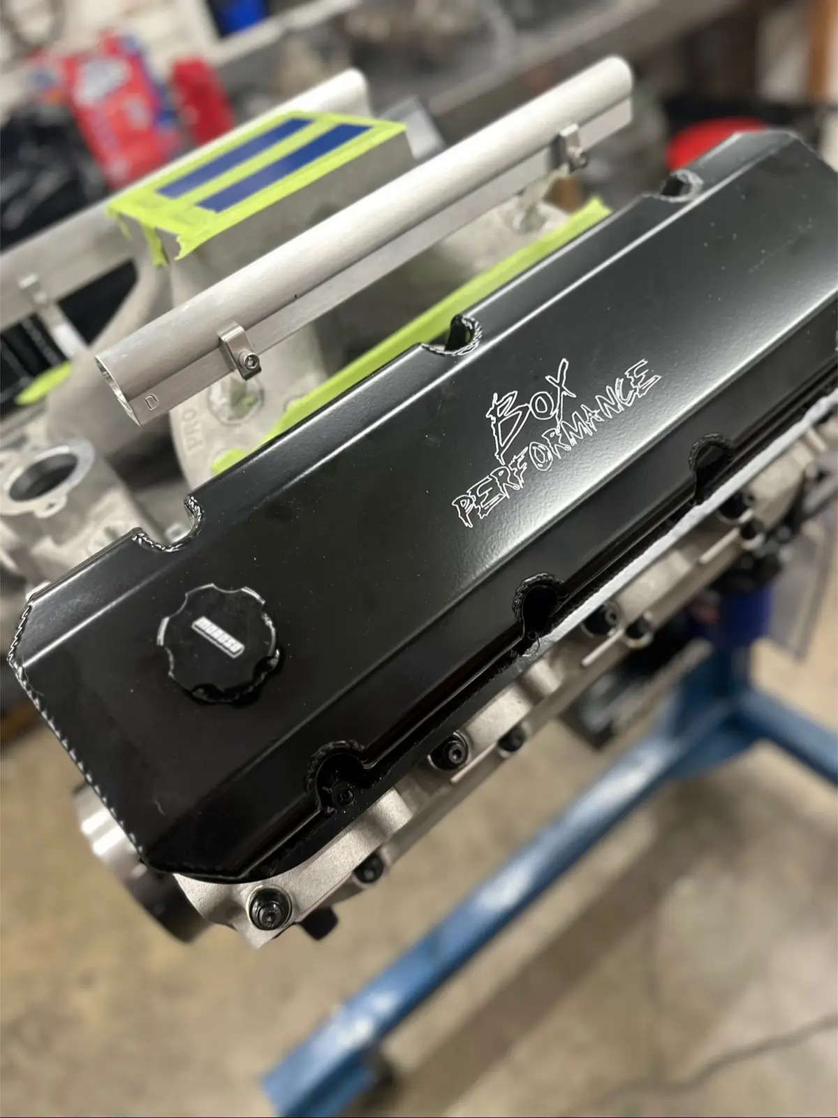 Check out this custom big block 600 cubic inch chevy build.  #BoxPerformance #BigBlockChevy #EngineBuild #PerformanceEngines #cartok 