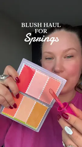 BLUSH HAUL for SPRINGS!!!  Blushed Liquid Blushes by Juvia’s Place 🌸 Light Spring • Rosey Posey Warm Spring • Marigold True Spring • Soft Tulip Bright Spring • Barbie Rose #truespring #brightspring #lightspring #warmspring #coloranalysis 