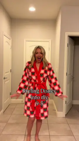 Having way to much fun getting dressed.. #workootd #workstyle #disneystyle #workingmom