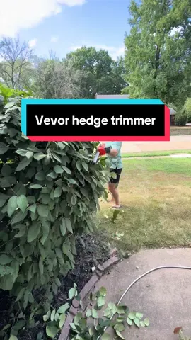 No more gas or electric hedge trimmers!  #vevor #hedgetrimmer #bushtrimmimg #tiktokshopfalldealsforyou #tiktokshopcreatorpicks  