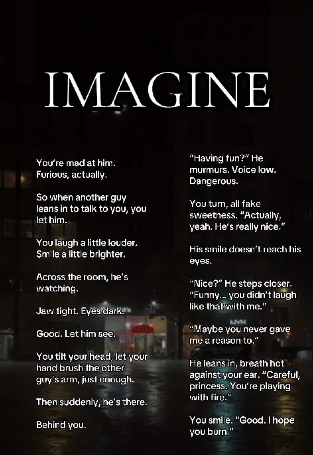 #imaginescenarios #enemies #jealous #tension #fyp 