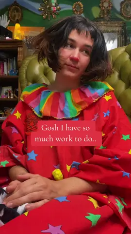 Grateful for any time I have to paint 👼👼👼 #painter #clowntok #artist #artandartist #contemporaryart #artreveal #paintings #archetypes #folklore 