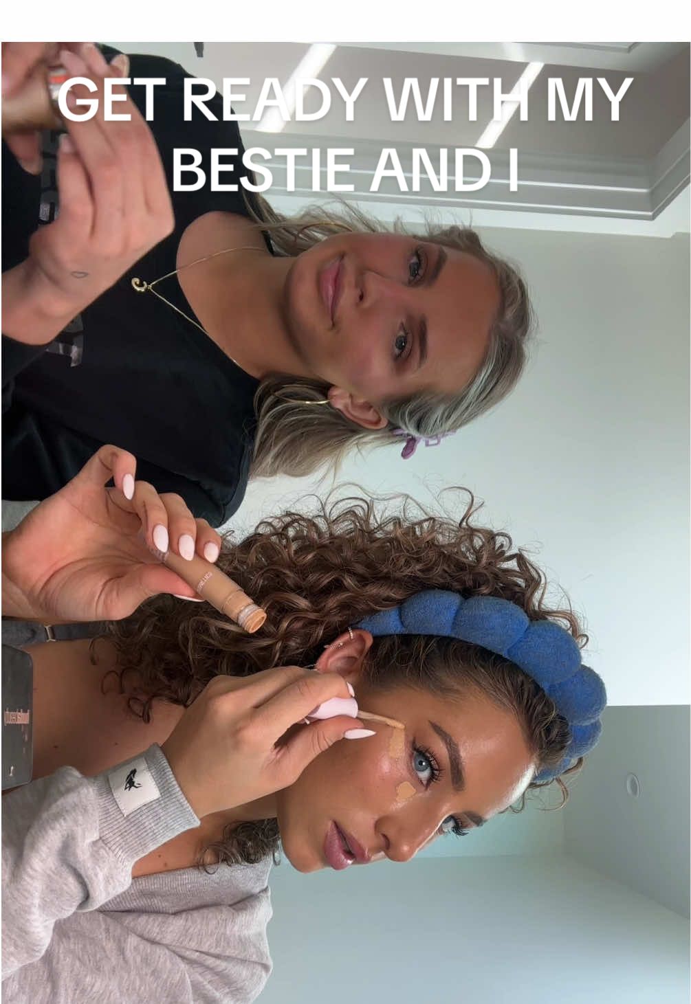 get ready with US for post malones bar opening on broadway!!🕺🏼🤠 @gracie fontaine @rhode skin @patrick ta #nashville #grwm #makeuptutorial #MakeupRoutine 