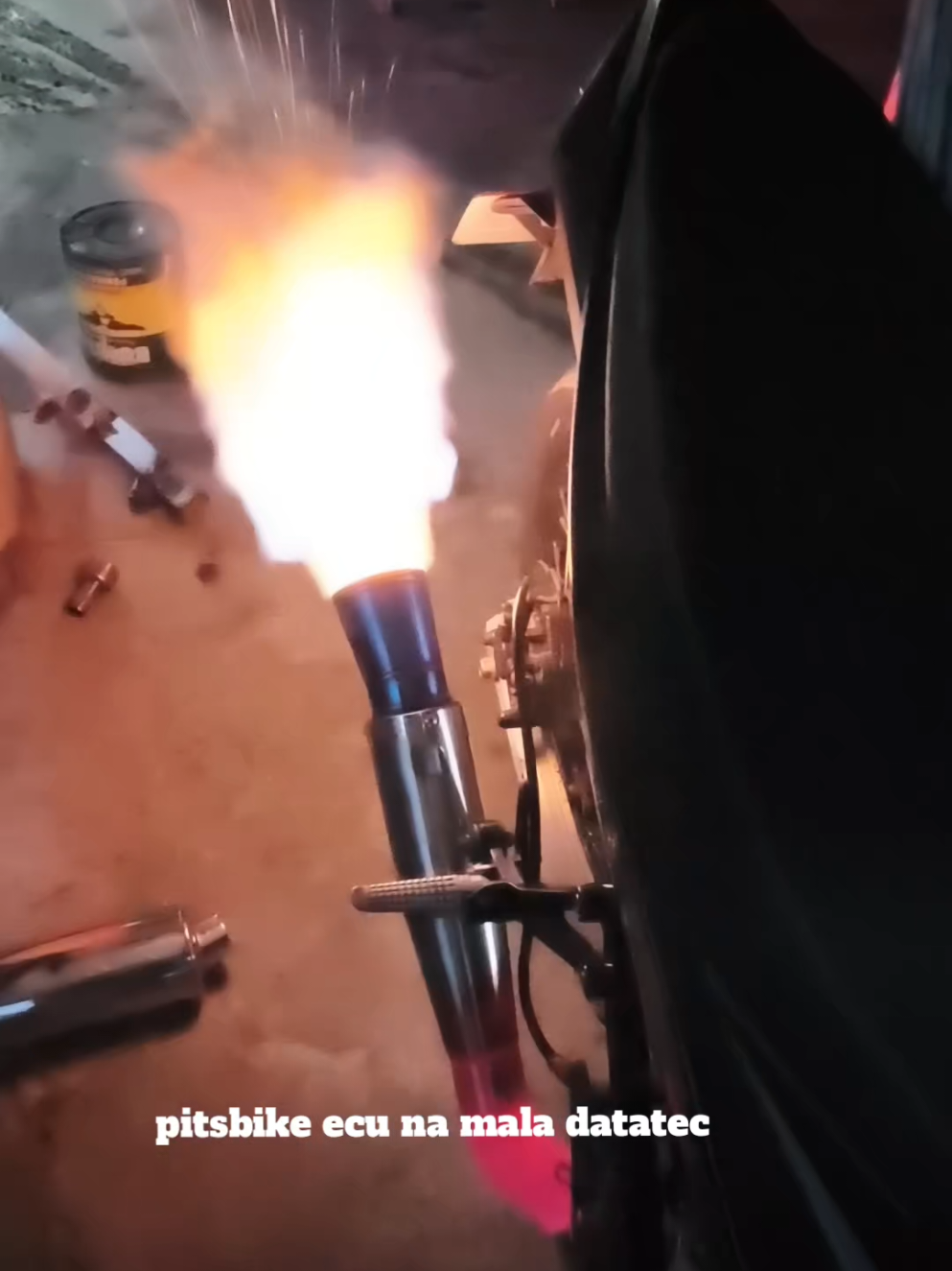 pitsbike ecu rapid backfire 3step rapid backfire #raider150fi #fypシ゚ #pitsbike #fyp #raiderfi 