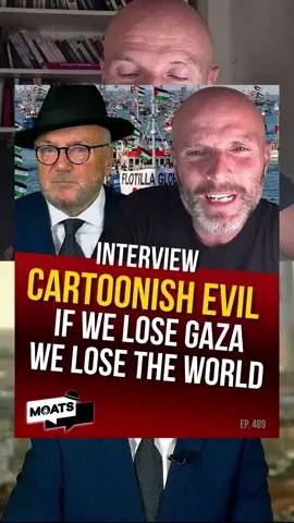 CARTOONISH EVIL INTERVIEW: If we lose Gaza we lose the world Flotilla's Tadhg Hickey calls his captors .... ..... 'They're not even very good at it.' As they proved: 'We don't have any doctors for animals,' about a desperately ill colleague Follow #MOATS 489 X: @TadhgHickey #TadhgHickey #AidFlotilla #Israel #Gaza