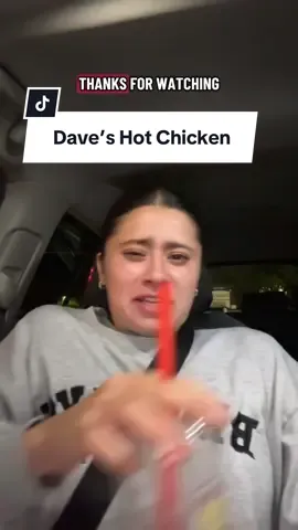 @Dave’s Hot Chicken if that’s what your HOT tastes like, I don’t even want to imagine the reaper #daveshotchicken #hot #chicken #reaper 