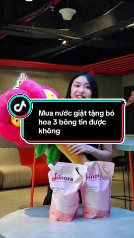 Mua nước giặt Finora tặng ngay bó hoa 3 bông cực xinh #dogiadung #nuocgiat #viral #finoravietnam #xuhuong 