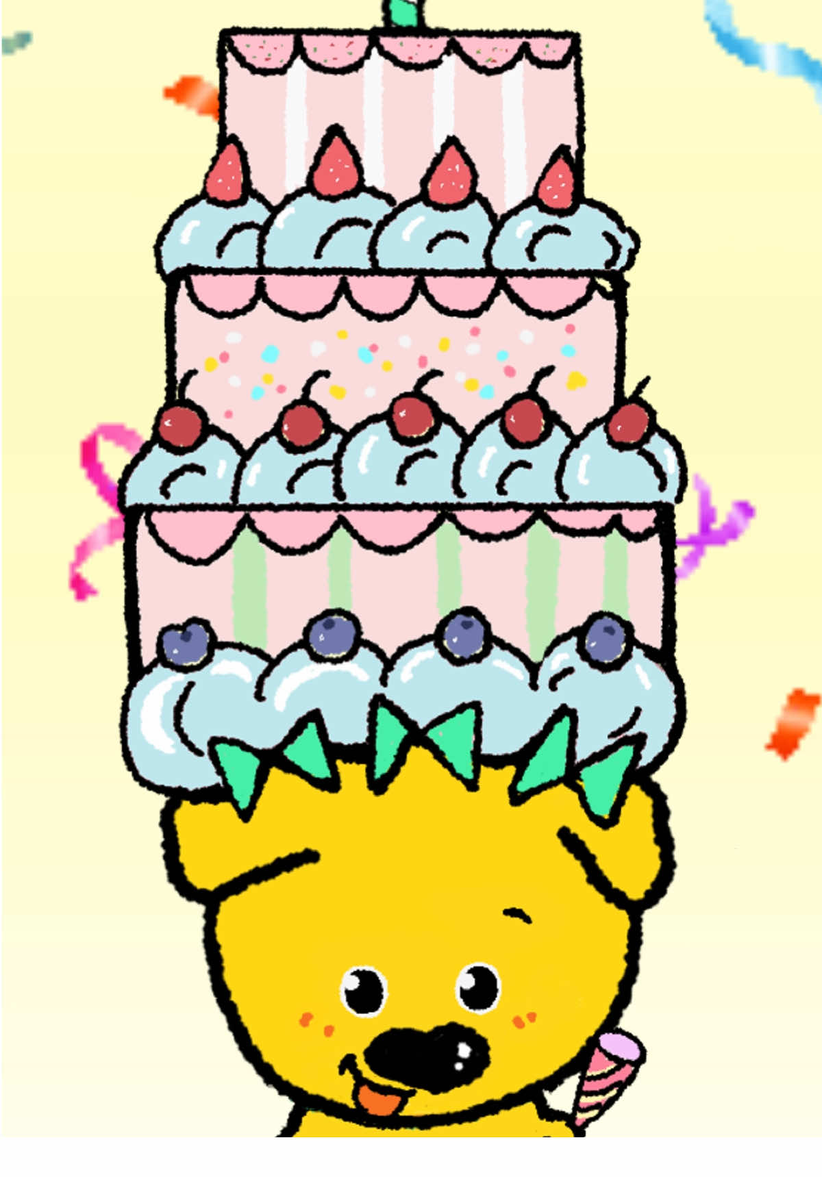blew the candle 🍰 #petlovetobi #fypシ #viral #happybirthday #animation 