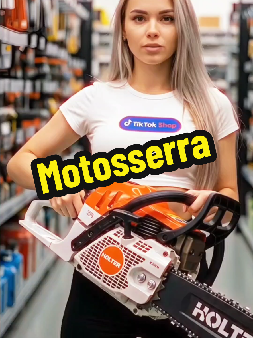 Motosserra Holtter 52cc com sabre de 20” 🔥   De R$499,90 por apenas R$369,90 em até 6x sem juros.   Potência e resistência que fazem diferença no seu trabalho! #Motosserra #Ferramentas #Construção #Promoção #tiktokshop 