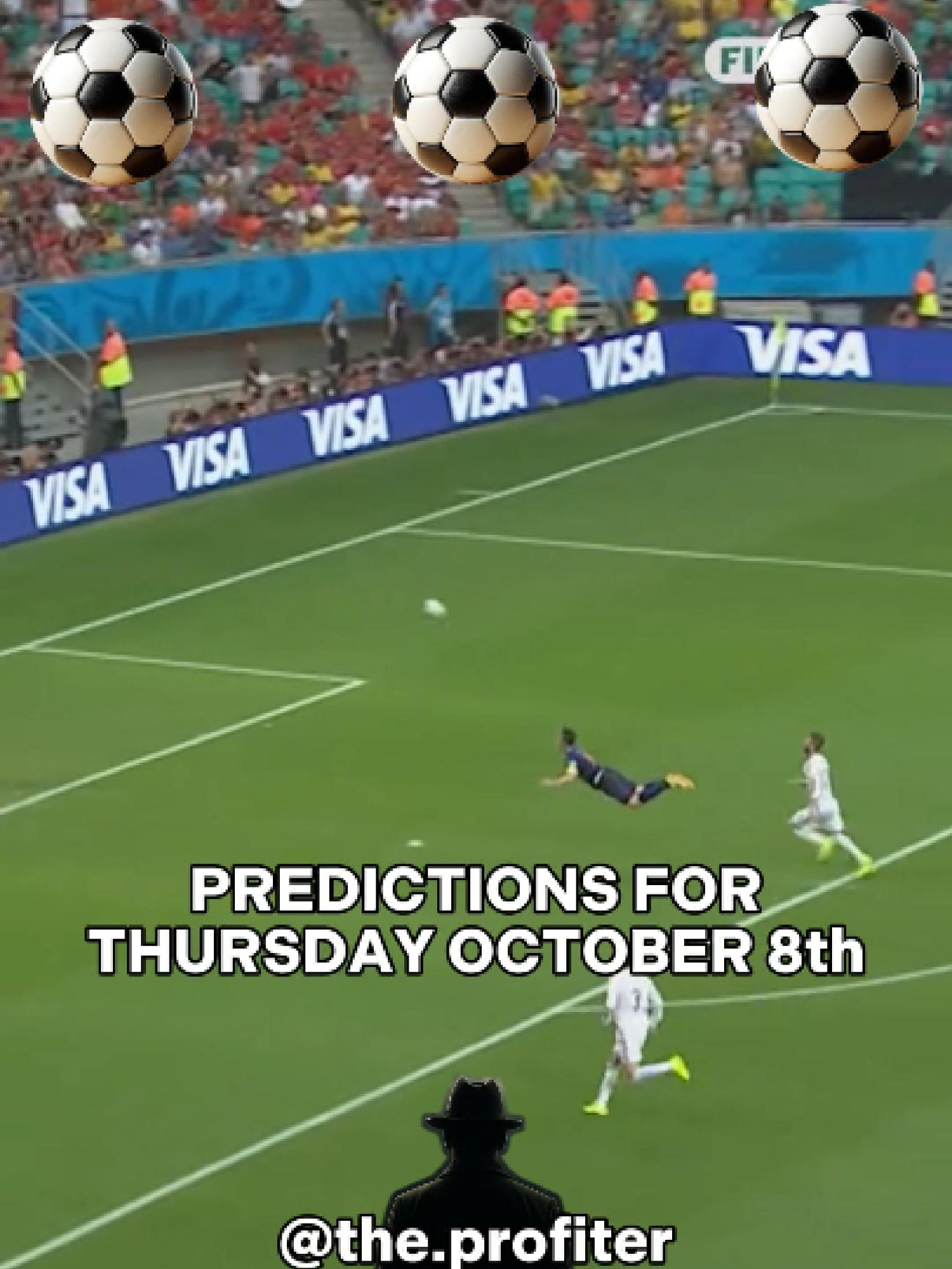 ⚽⚽Prediction for Thursday October 9th⚽⚽ THIS IS NOT A BETTING ADVICE AND IT IS FOR ENTERTAINMENT PURPOSES ONLY #fyppppppppppppppppppppppp #footballtiktok #foryoupage #dailypick #predictionfootbal #todayspredictions #football