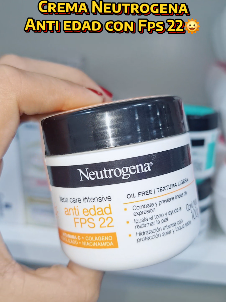 Respuesta a @user7560439501474 Crema Anti edad Neutrogena Disponible📲780.65.288 #vitaminac #pielmadura #skincare  #colageno #fyp 