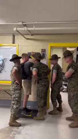 When Knocking on the Drill Instructors’ Hatch Goes Horribly Wrong “SIR, THIS RECRUIT REQUESTS PERMISSION TO SPEAK TO THE SENIOR DRILL INSTRUCTOR, SIR!” …and that’s when everything went downhill. If you’ve ever been to Marine Corps Boot Camp, you know this feeling — standing outside that hatch, heart racing, trying to get your words out before three drill instructors materialize out of thin air like angry ghosts. For some of us, it only happened once. For others… it was a daily battle with fate itself. If you haven’t gone yet — just know, it really do be like that sometimes. #MarineCorps #USMC #BootCamp #DrillInstructors #TSYONTZ      