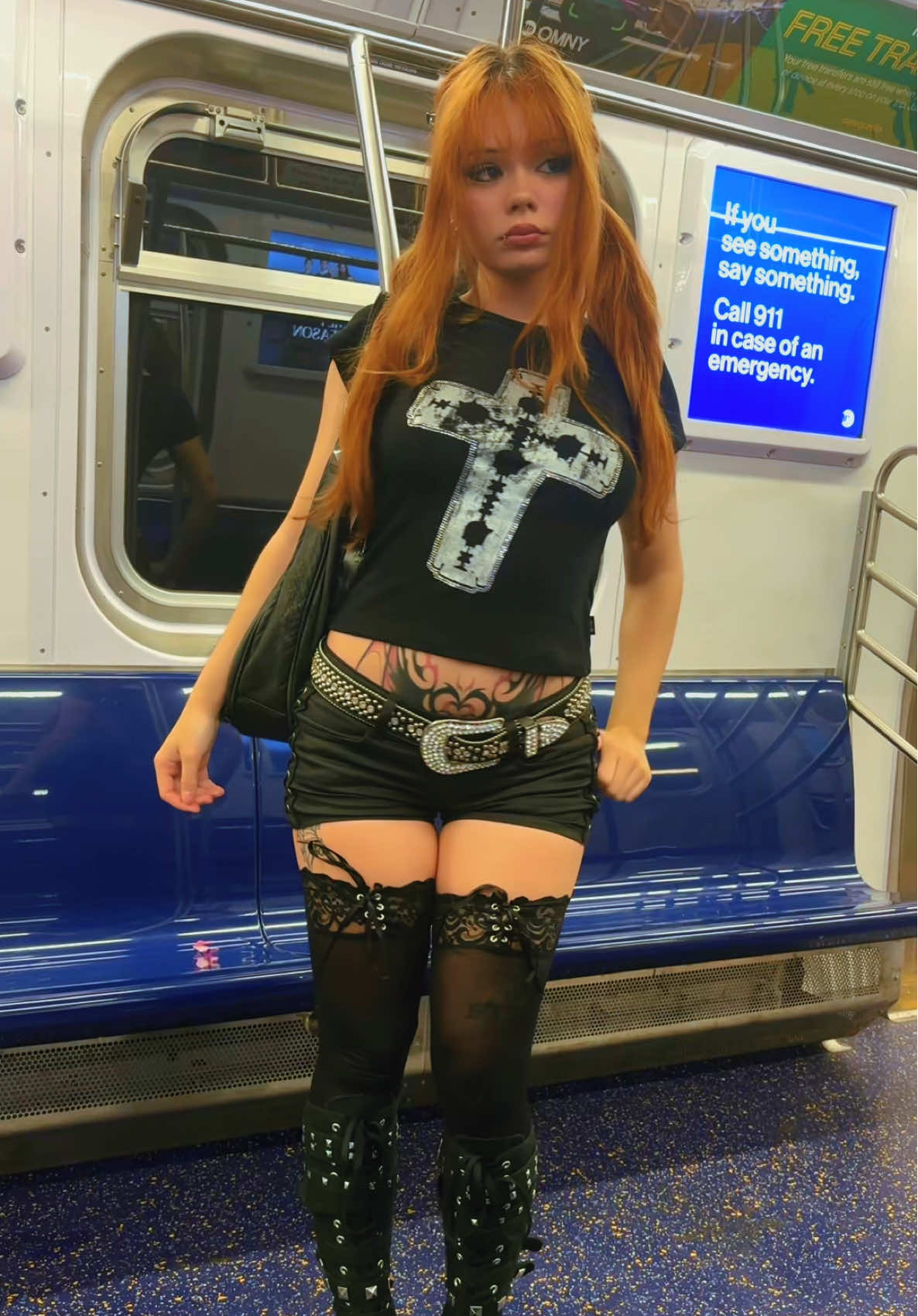going to see 2hollis 🖤  #nyc #gyaru #goth #emo #alt 
