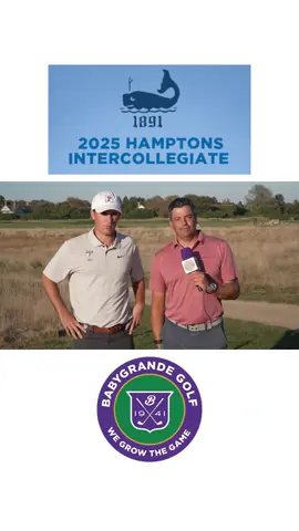 UPenn golfer Hayden Adams at the 2025 Hamptons Intercollegiate hosted by Loyola Maryland. 