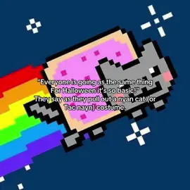 Edit: I was getting spammed with a ton of comments so I turned them off #nyancat #halloween #costume #fyp #viral @•Jolynesbigdih• 