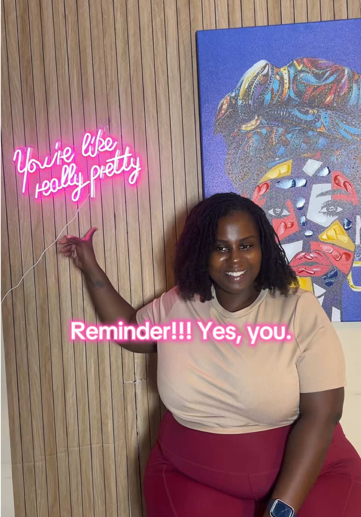 Such a cute sign 💕 #yourlikereallypretty #neonsigns #TTSTasteMakers #mindsetiseverything #tiktokmademebuyit 