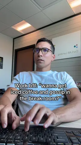 Absolutely 😂 #gossip #workbestie #corporate #9to5 #bff 