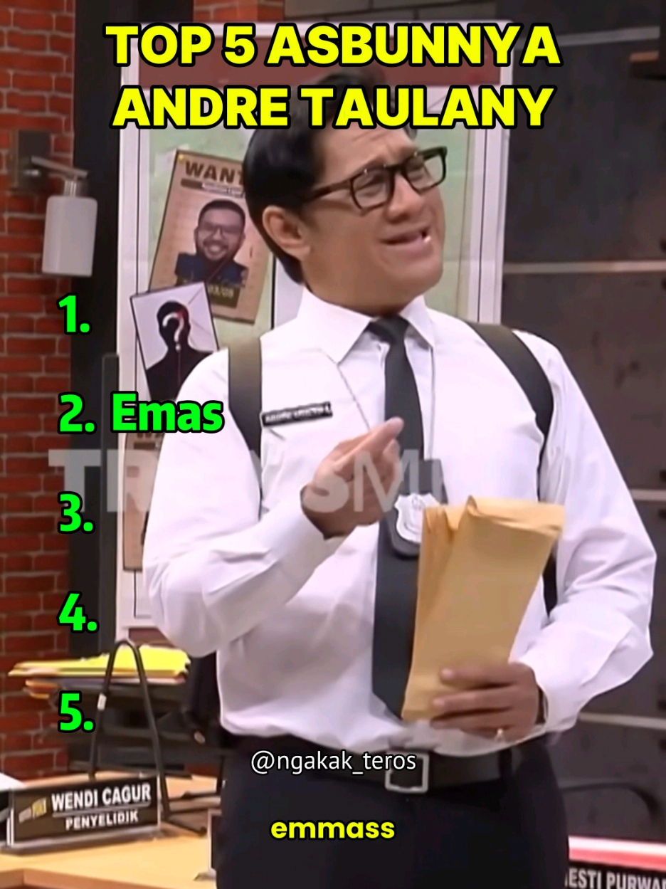 TOP 5 ASBUNNYA ANDRE TAULANY #laporpaktrans7 #btstrans7 #kondre #andretaulany 