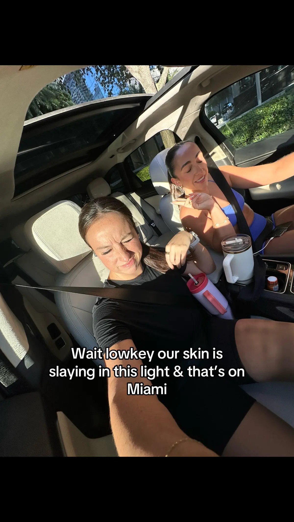 On the way!!!!! @TAMARA ALAK   #hehe #skin #runclub #glow 