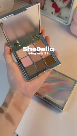 SheDella có nhiều bảng mắt xinh mà giá 🌰 thật sự 🤩 #bangmatshedella #shedellaeyeshadow #phanmatshedella #reviewlamdep #phanmat 