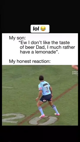 We don’t raise non beer drinkines💪💪#funny #nrl  