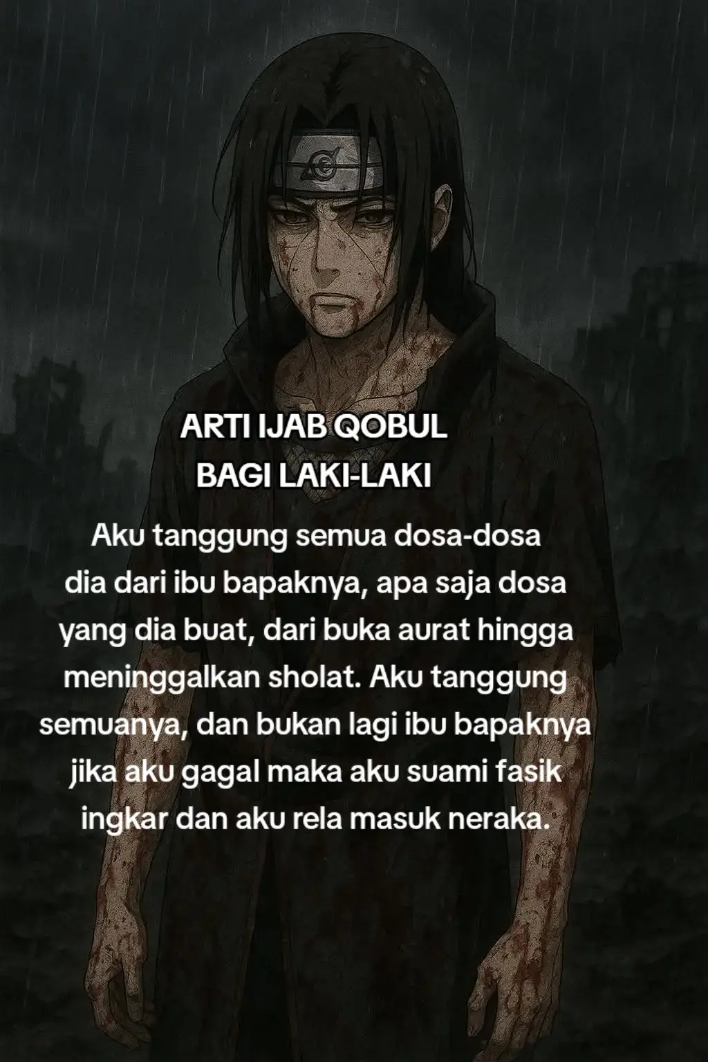 mengertilah kalian wahai kaum perempuan., betapa besarnya tanggung jawab seorang suami atas kelakuanmu di dunia dan akhirat.