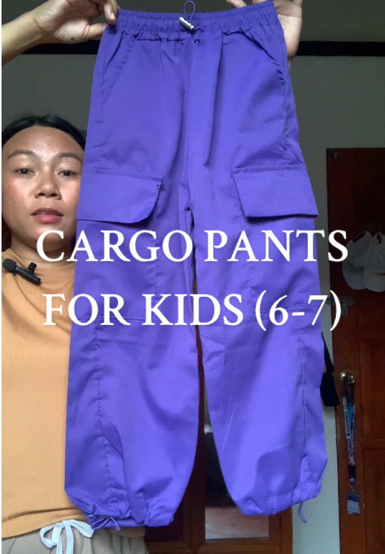 Replying to @{P@$€ION} yes guys meron po pang 6-7 years old po check nyo lang po yellow basket anjan Po yung mga kolor ng cargo pants  #cargopants #pants #pantsforkids 