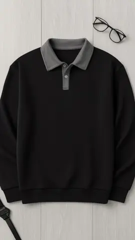 Áo dài tay polo cổ bẻ giữ nhiệt#aopolo #aonam#aodaitay #xuhuongtiktok #macdepmoingay 