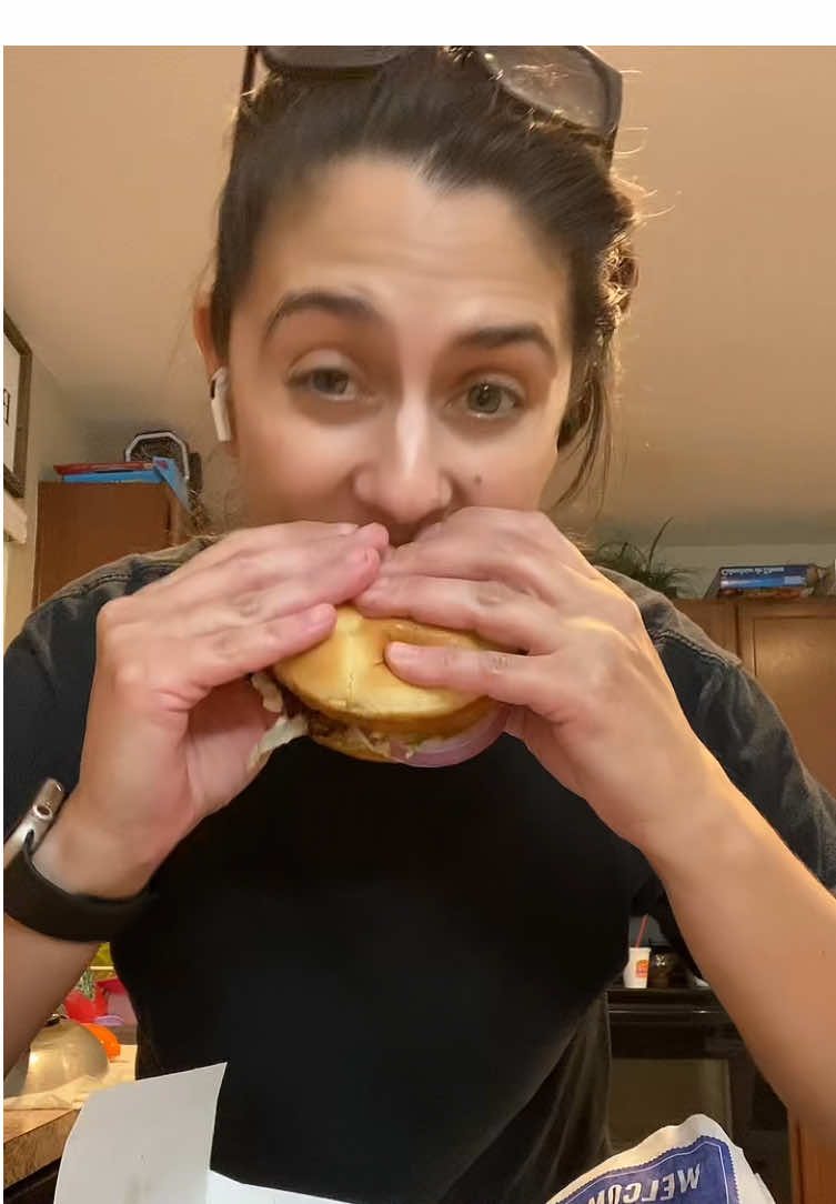 Curderburger for the win! #culvers #yum #wfh #cheesecurds #momlife 