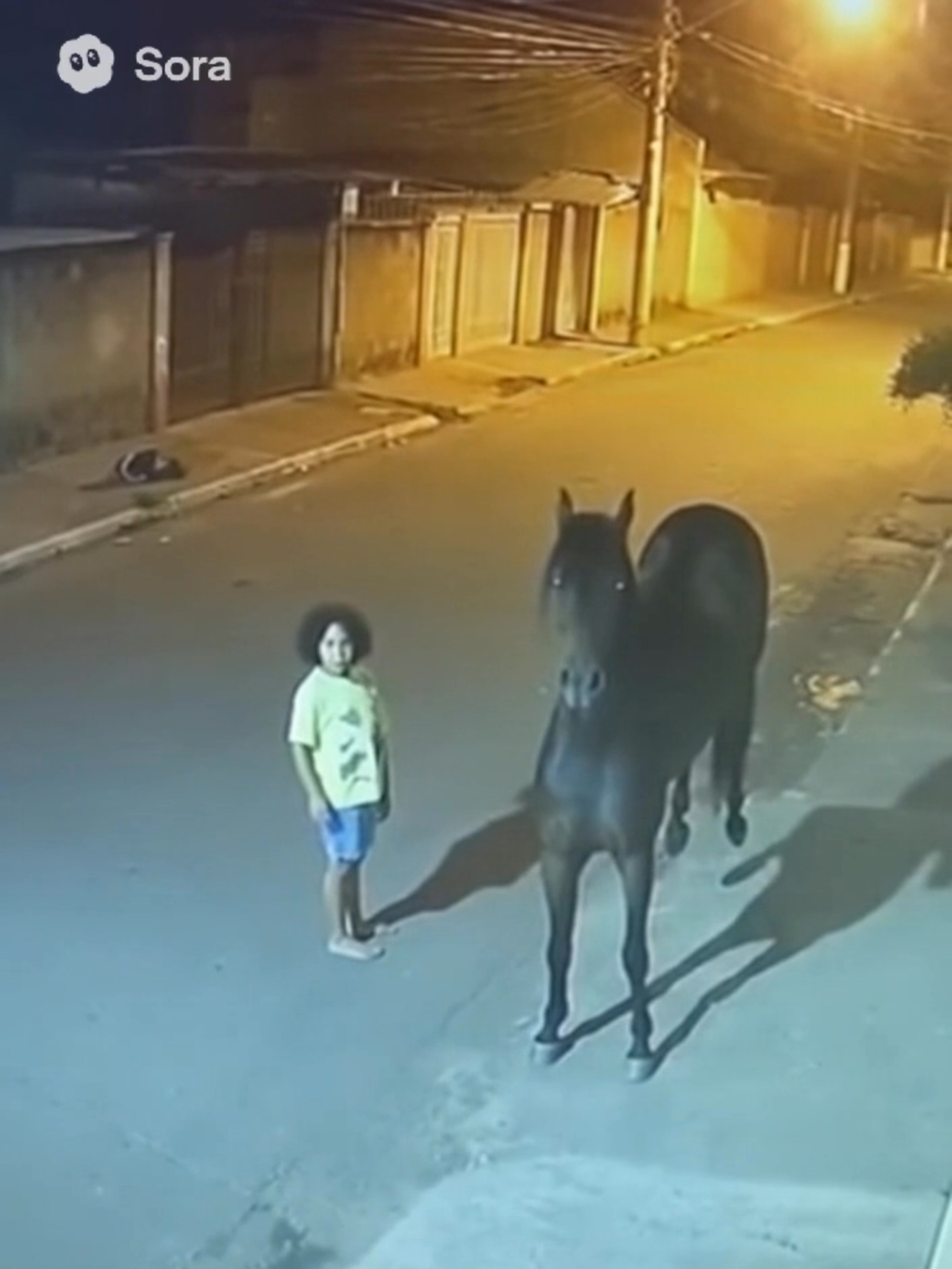 acho q esse aqui ficou mais bizarro #sora #sora2 #ia #cavalo #paranormal