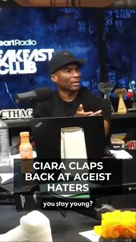 Ciara had to check an exec who asked how she stays young 🔥 