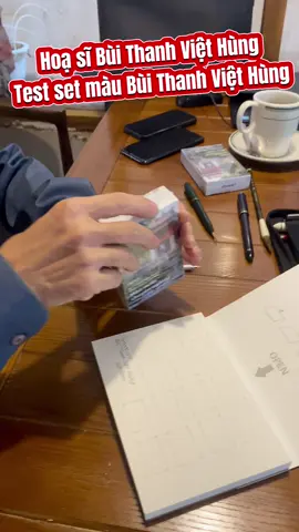 Hoạ sĩ Bùi Thanh Việt Hùng test set màu Bùi Thanh Việt Hùng #sinours #npsartstore #tongkhohoapham #watercolor #watercolorpainting 