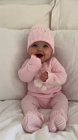 Baby giggles 🤭  Wearing @Lasiennacouture  #cutebabiesoftiktok #cutebaby #babygiggles #cutebabygirl #babiesoftiktok 