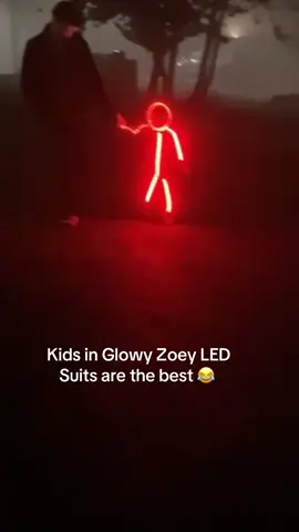A Glowy Zoey LED Costume is so much fun with kids on Halloween!  #halloween #led #ledcostume #halloween2025