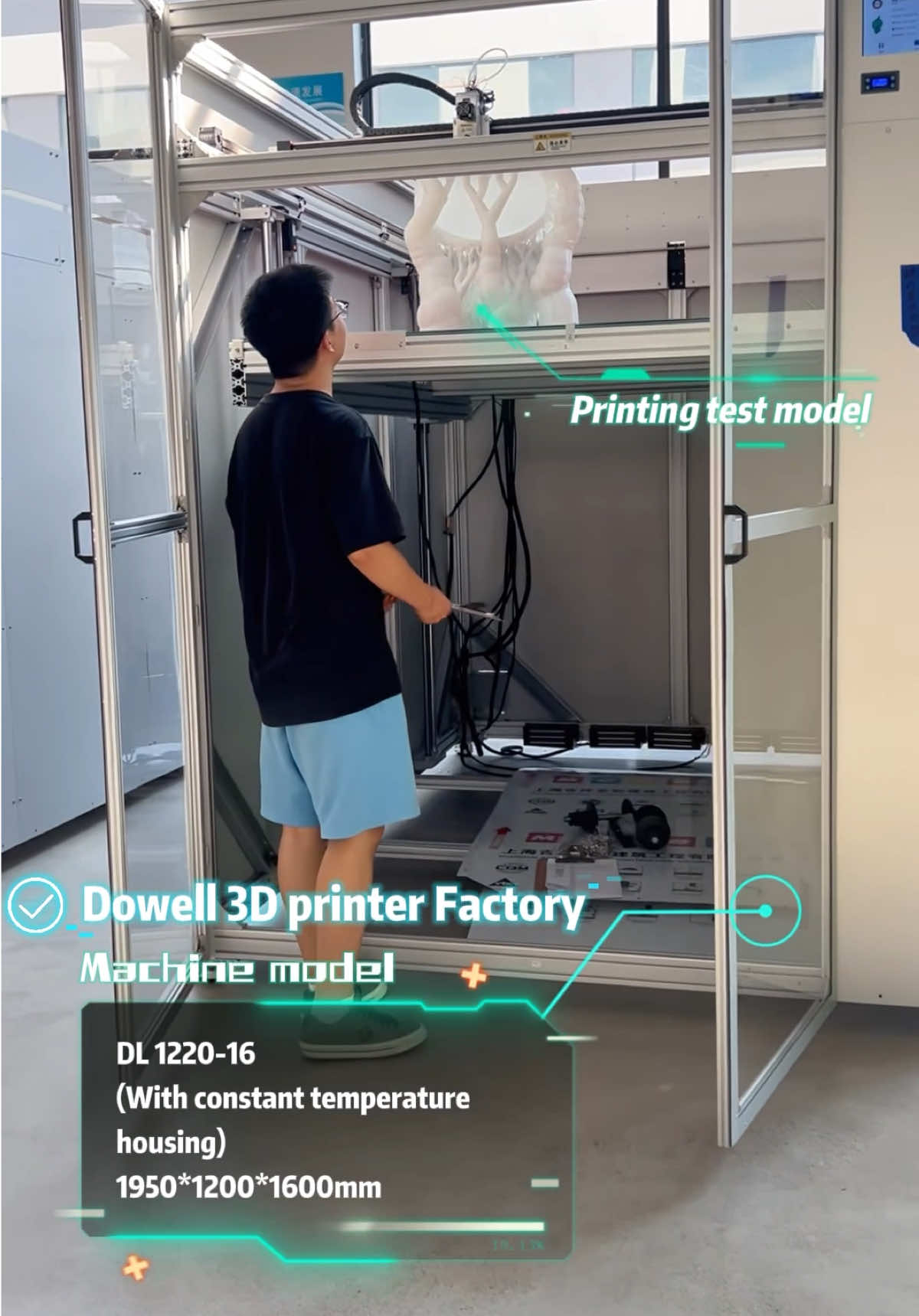 Big parts,fast. Our industrial 3D printers at work. This is our factory. Grandi parti, veloce. Le nostre stampanti 3D industriali al lavoro. Questa è la nostra fabbrica. #3dprint #3dprinter #machine #manufacturing #large3dprinter 