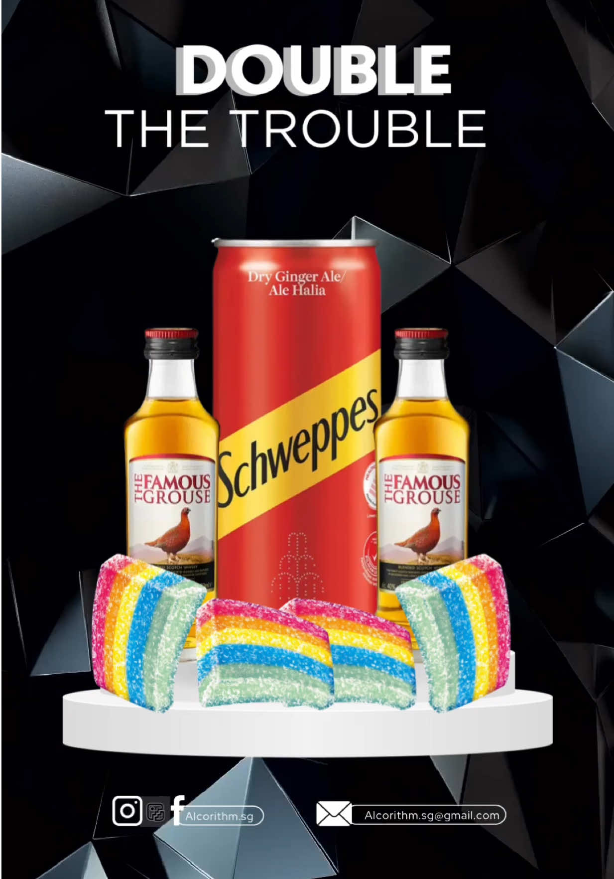 One more sip, double the trouble. Worth it. 🥃  #alcohol #DoubleShot #vendingmachine #high #chooseyourlife 