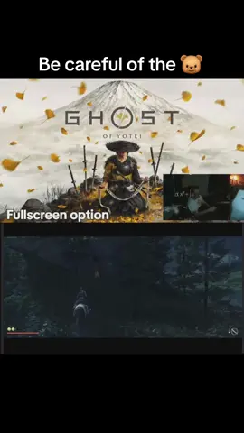 The bears in Ghost of Yōtei are scary! 😨 #ghostofyotei #videogames #funny #tiktoklive #livehighlights @Popeyes @Sucker Punch productions 