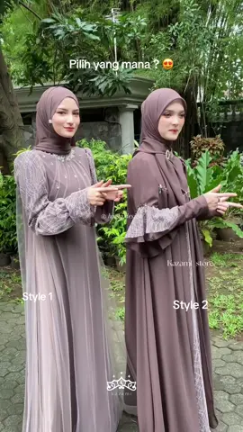 Bagian 2 | awas bingung pilih dress cantik Luxe Harmony nya 😍 #dresslebaran #sarimbitkeluarga #outfitcouple #bajucouple #kazamisister 