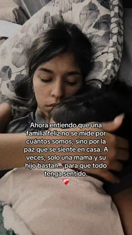 Una familia de 2 también es completa, fuerte y llena de amor ❤️‍🩹✨ 