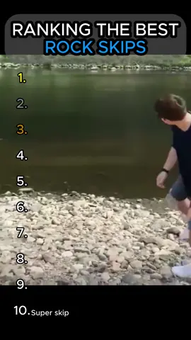 RANKING THE BEST ROCK SKIPS #rockskip #skipping #fyp #usa #viral
